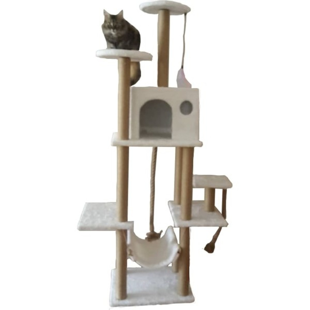 Pethomealpi Kedi Tırmalama Evi ve Oyun Platformu %100 Garanti 170 cm Evcil Hayvan Ürünleri Fiyatı