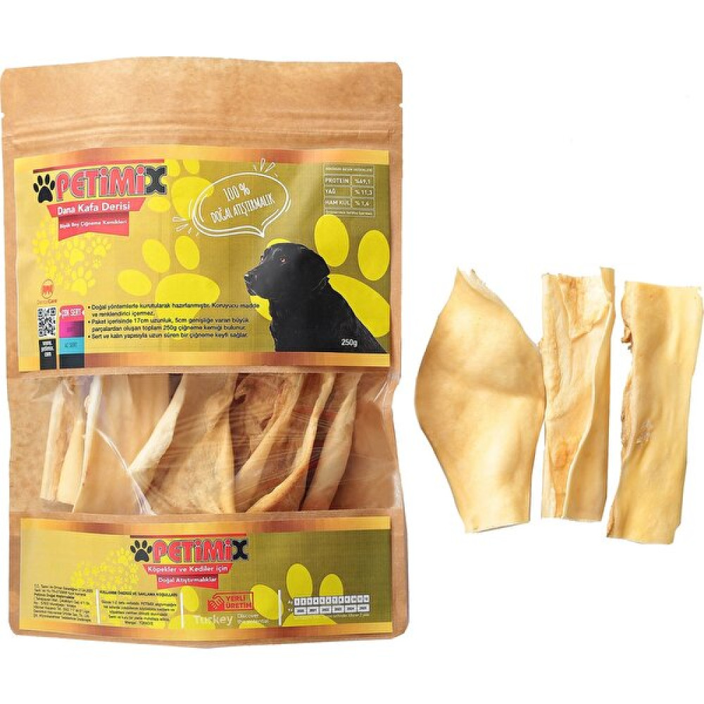 Petimix Dana Kafa Derisi Büyük Boy 250G Çiğneme Kemikleri Evcil Hayvan Ürünleri Fiyatı