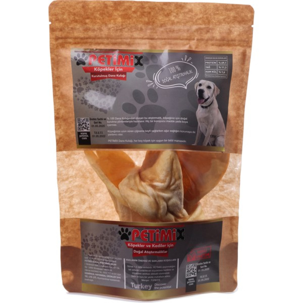 Petimix Dana Kulakları 130g Çiğneme Kemikleri Köpek Ödülü Evcil Hayvan Ürünleri Fiyatı