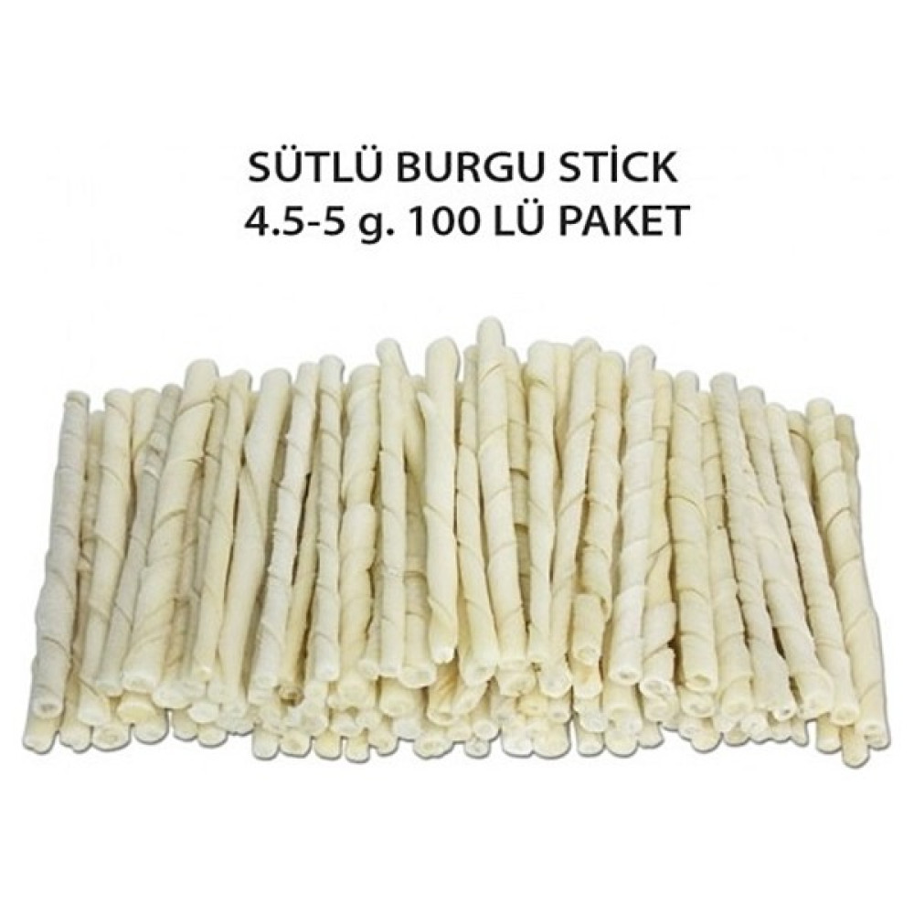 Petimore Sütlü Burgu Çubuk Ödül ve Çiğneti Kemiği 12 cm 100 Lü Evcil Hayvan Ürünleri Fiyatı