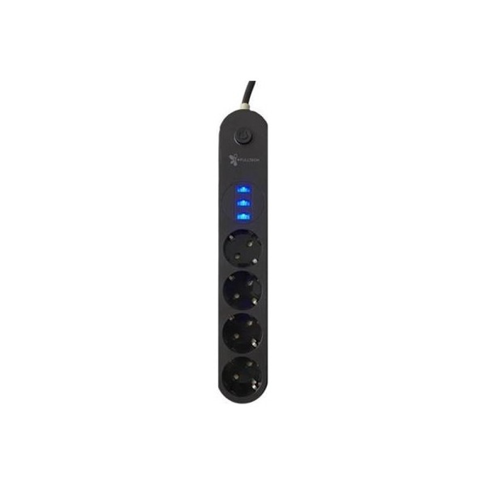 Petinka 4'lü Siyah Anahtarlı 3 USB Li Akım Korumalı Topraklı Çocuk Korumalı Grup Priz 2 Metre Prizler Fiyatı