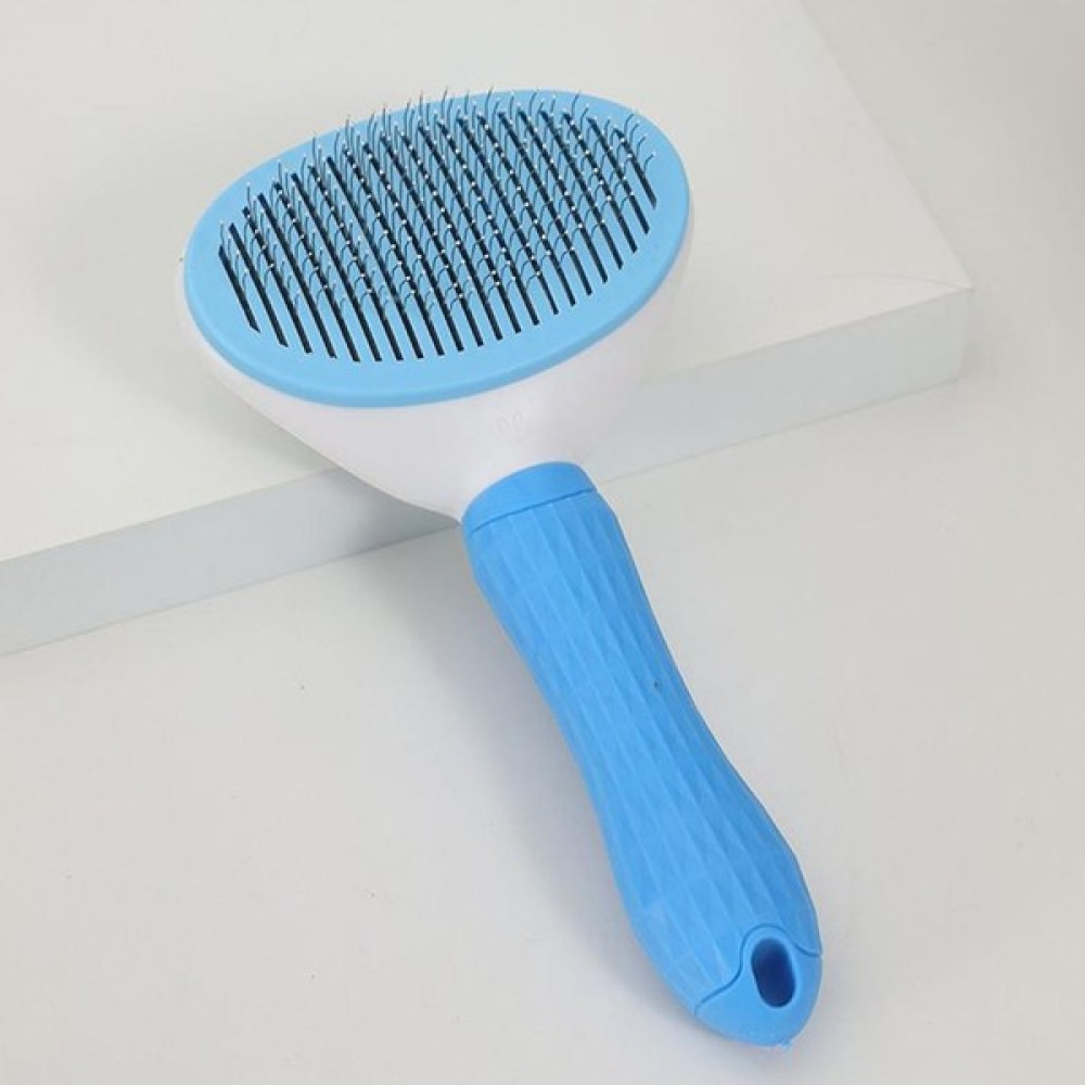 Petinka® Kedi Köpek Tüy Toplayıcı Kendini Temizleyebilen Ergonomik Saplı Evcil Hayvan Tarağı Mavi Oto Boyaları Fiyatı