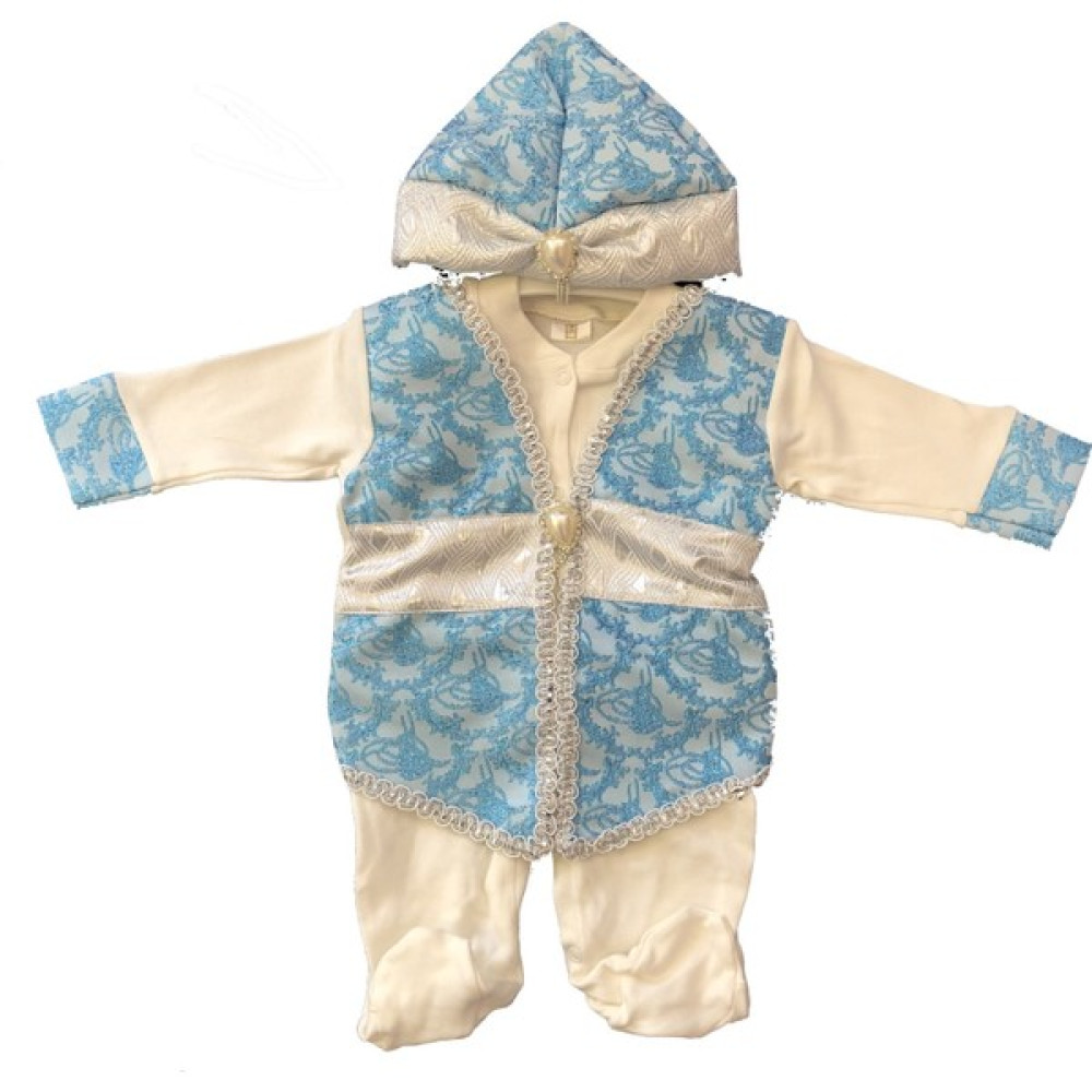 Petite Ponpon Baby 515 Erkek Şehzade Takımı - Yenidoğan - Mavi Bebek Giyim-Tekstil Fiyatı