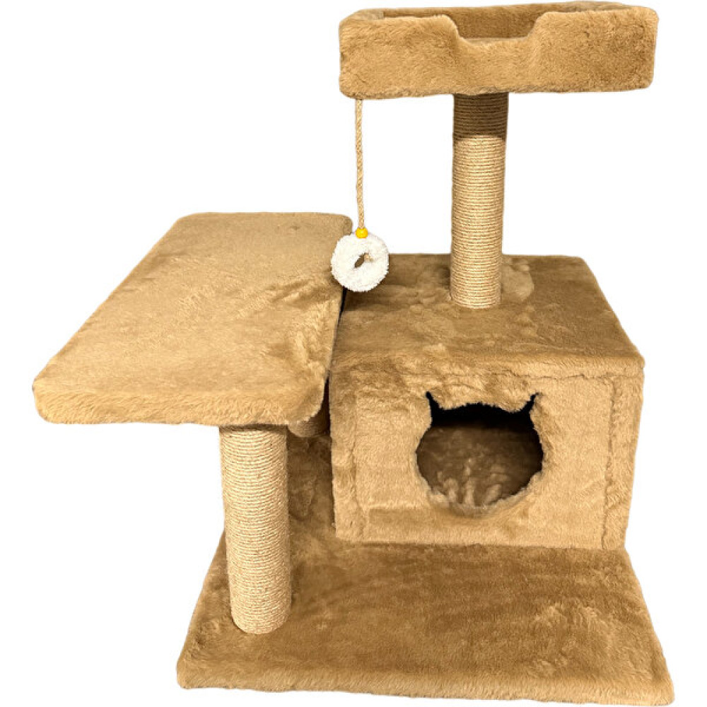 Petitopya Kedi Tırmalama Oyun Evi - Kahverengi Evcil Hayvan Ürünleri Fiyatı