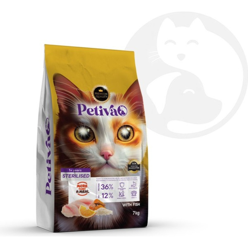 Petiva Balıklı Kısırlaştırılmış Kedi Maması 7 kg Evcil Hayvan Ürünleri Fiyatı