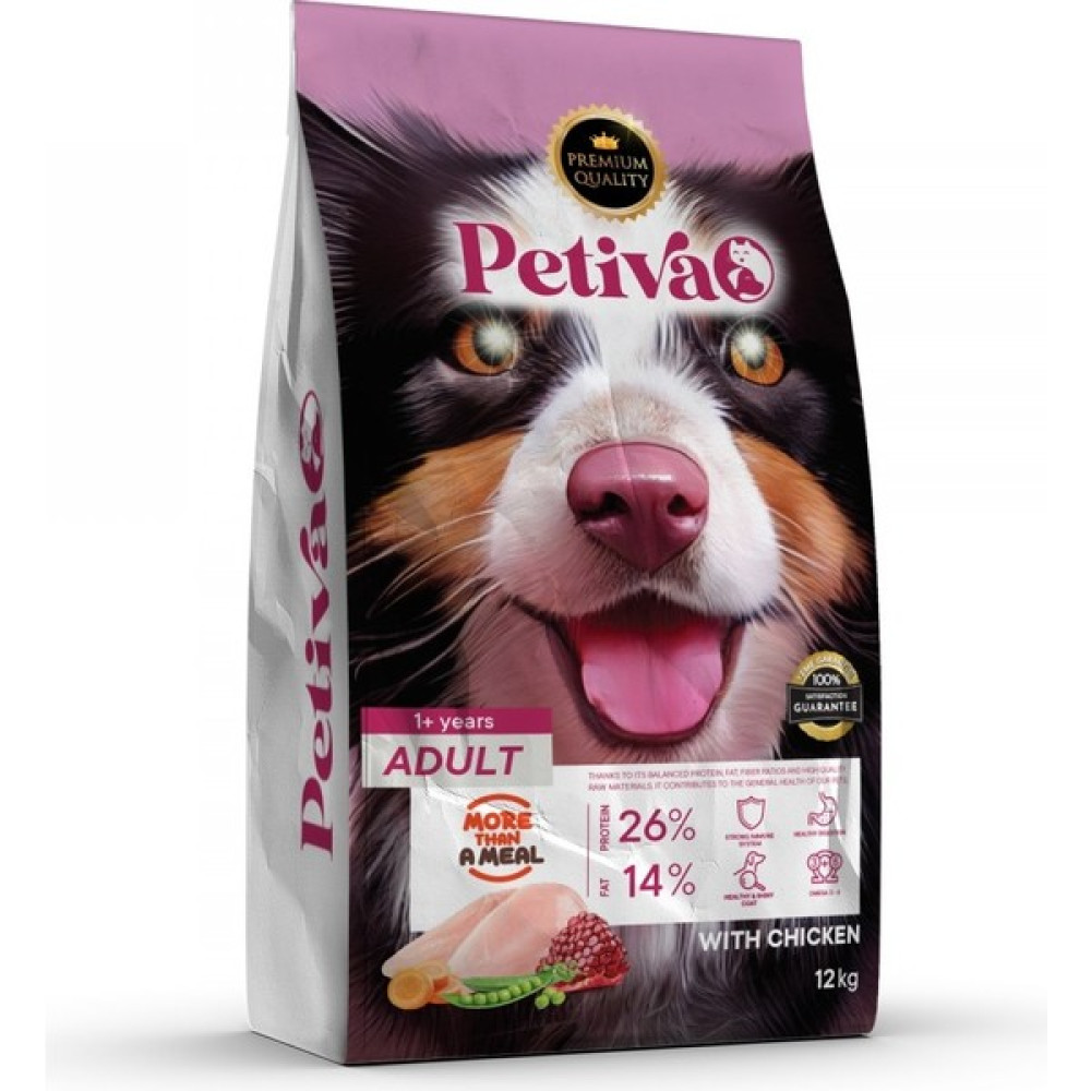Petiva Yetişkin Köpek Tavuk Etli 12 kg Evcil Hayvan Ürünleri Fiyatı