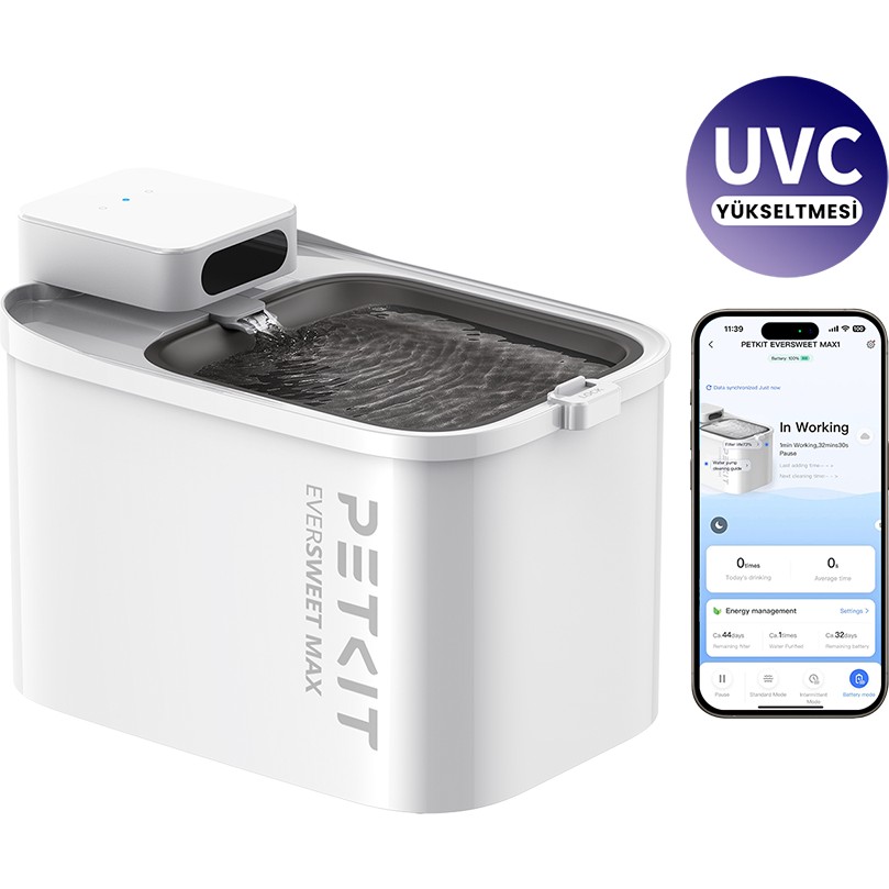 Petkit Eversweet Max (Uvc) Su Pınarı (Resmi Distribütör Garantili) Diğer Fiyatı