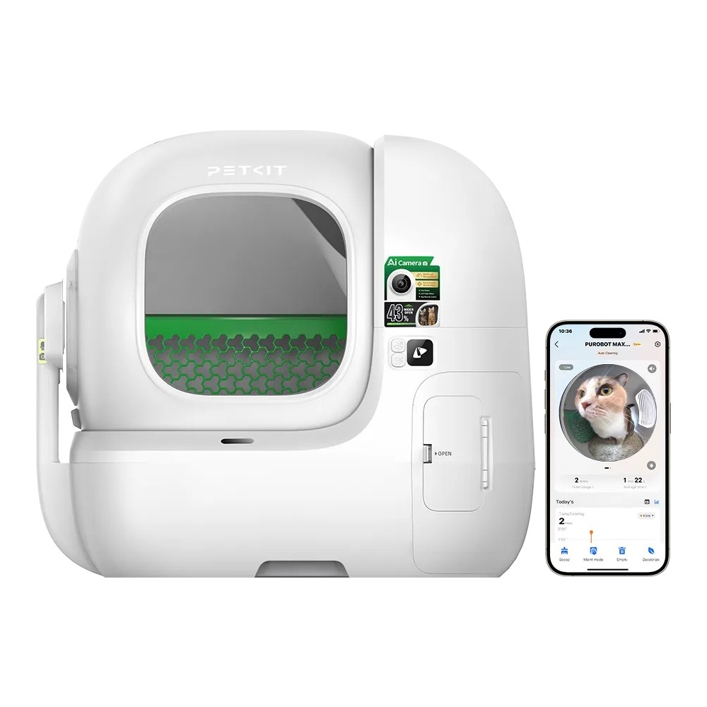 Petkit Purobot Max Pro 2 Akıllı Kedi Tuvaleti (Resmi Distribütör Garantili) - Beyaz Evcil Hayvan Ürünleri Fiyatı