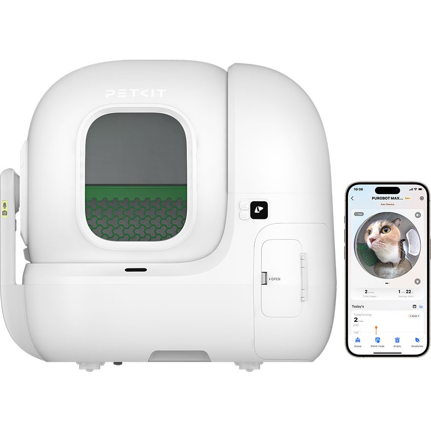 Petkit Purobot Max Pro Akıllı Kedi Tuvaleti Beyaz (Resmi Distribütör Garantili) Evcil Hayvan Ürünleri Fiyatı