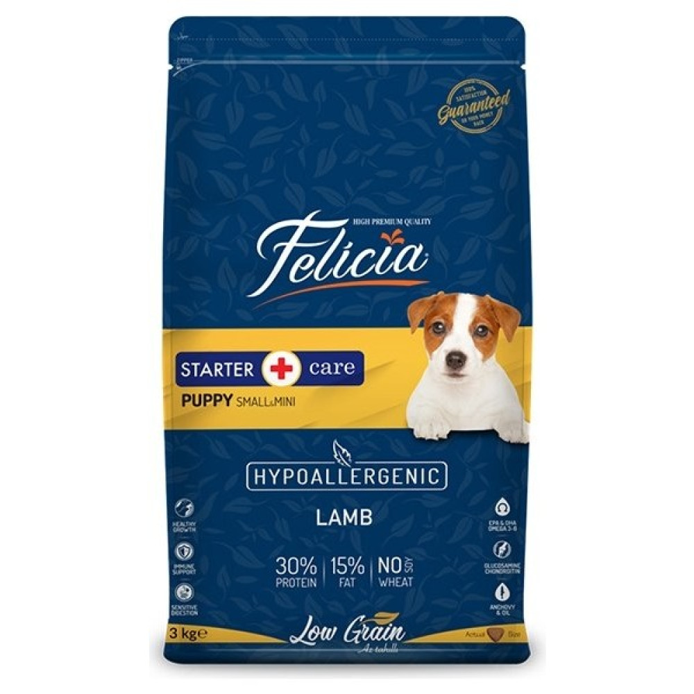 Petline Felicia Düşük Tahıllı Hipoalerjenik Kuzu Etli Küçük Irk Yavru Köpek Maması 3 kg Evcil Hayvan Ürünleri Fiyatı