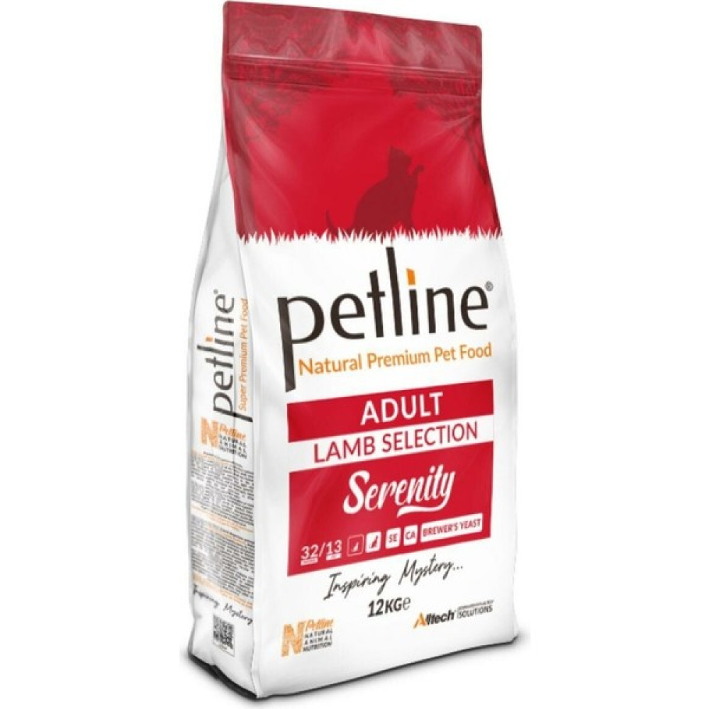 Petline Süper Premium Serenity - Kuzu Etli Yetişkin Kedi Maması 12KG Evcil Hayvan Ürünleri Fiyatı