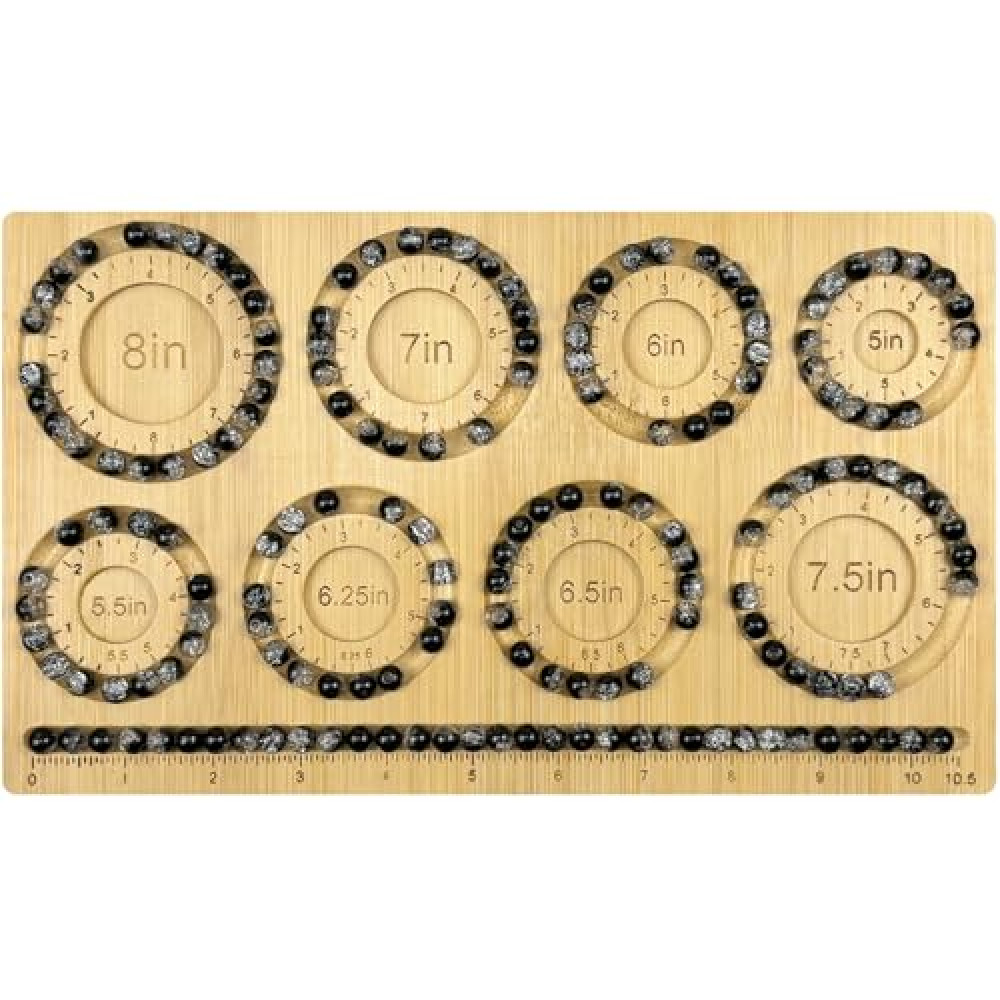 Petoysoso Bead Boards for Jewelry Making, Bamboo Beading Board for Jewelry Bracelet Making, Bracelet Bead Board, Bracelet Bead Board for Bracelet, Jewelry Making Supplies,DIY Bead Tray Bracelet Tray