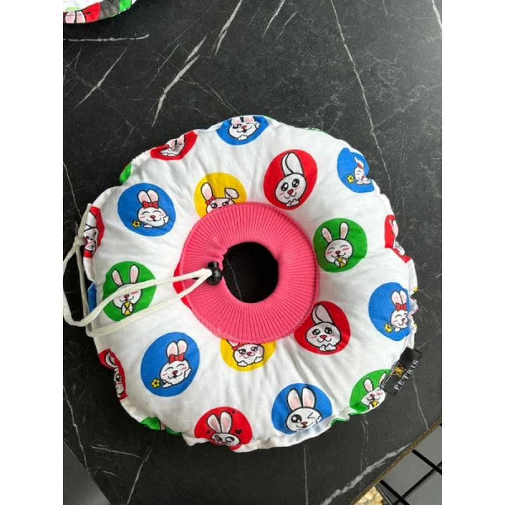 Petris Kedi ve Küçük Irk Köpek Boyunluk-Elizabeth Yakalık Operasyon(Ameliyat)Boyunluk (Tavşanlar) - Beyaz - 3-Medium Evcil Hayvan Ürünleri Fiyatı
