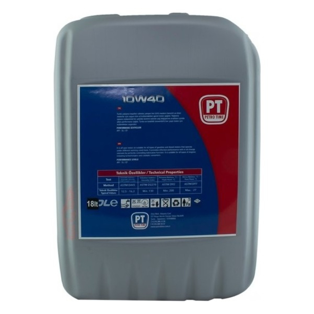 Petro Time 10W-40 18 Litre Motor Yağı ( Üretim Yılı: 2022 ) Motor Yağı Fiyatı