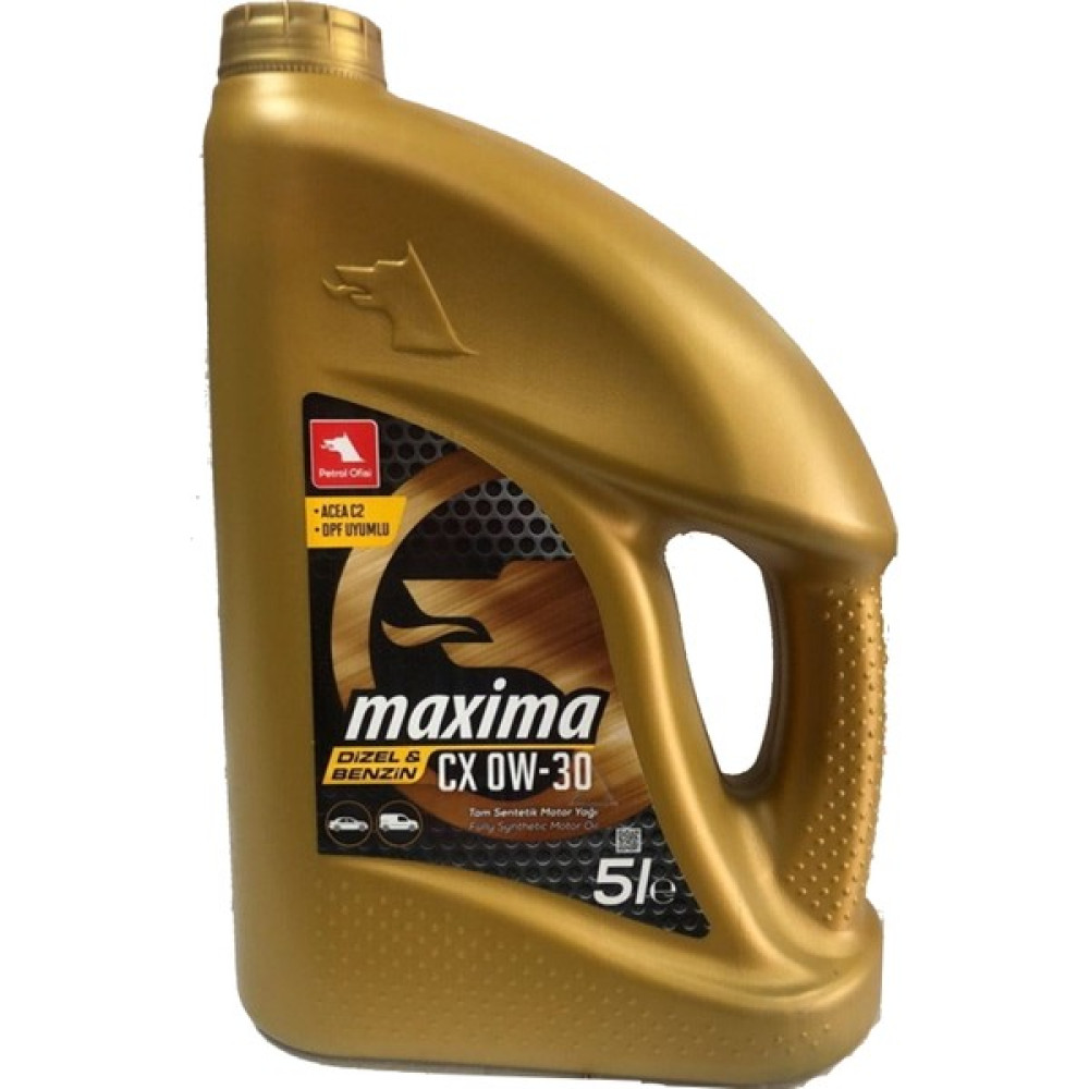 Petrol Ofisi Maxima Cx 0W-30 5 Litre Tam Sentetik Motor Yağı ( Üretim Yılı :2022 ) Motor Yağı Fiyatı