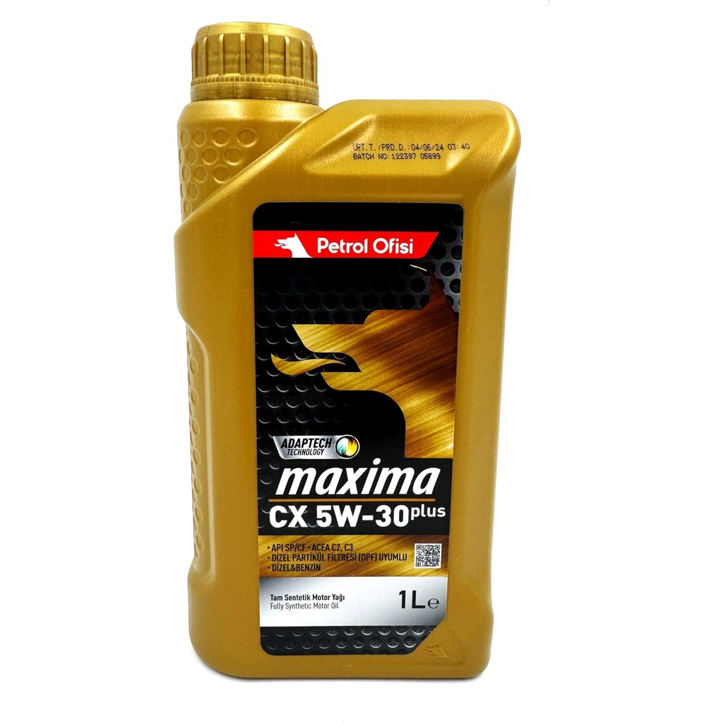 Petrol Ofisi Maxima Cx 5W-30 1 Lt ( Üretim Yılı 2024 ) Motor Yağı Fiyatı
