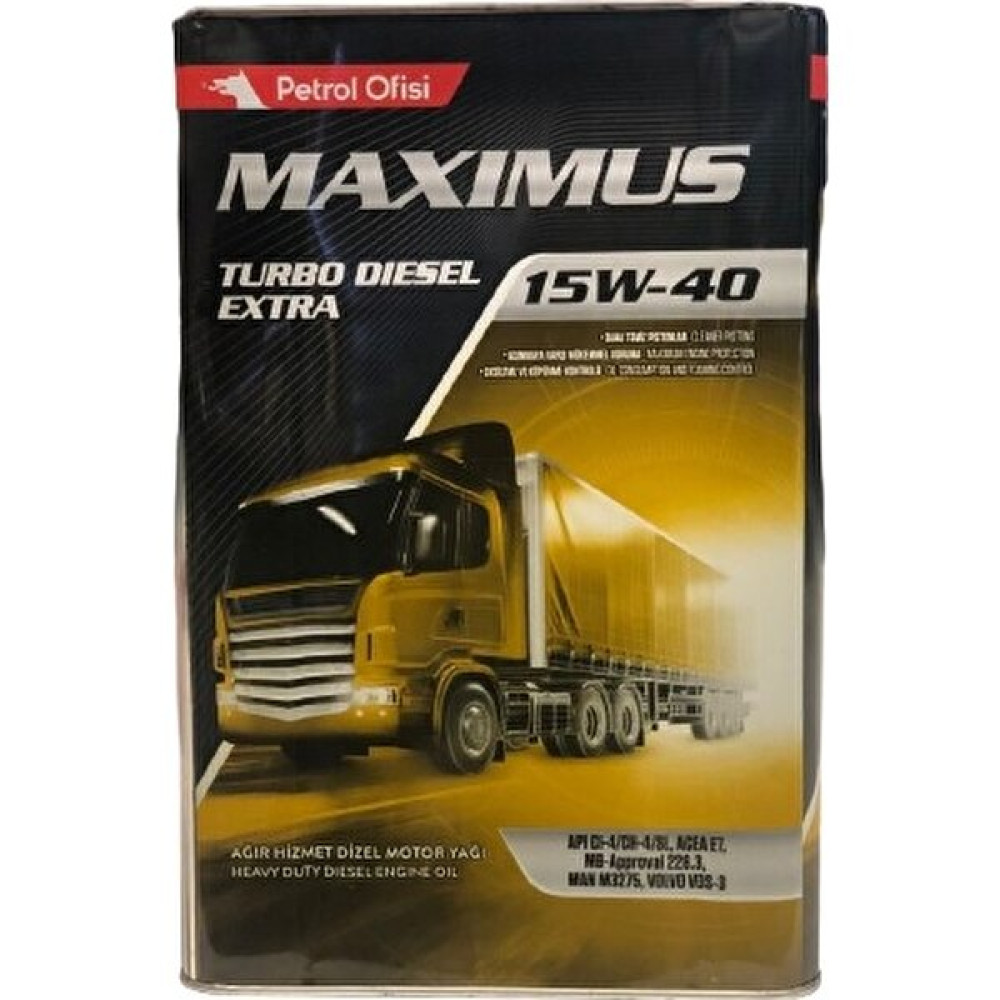 Petrol Ofisi Maximus Turbo Diesel Extra 15W-40 18 Lt Motor Yağı ( Üretim Yılı: 2022 ) Motor Yağı Fiyatı