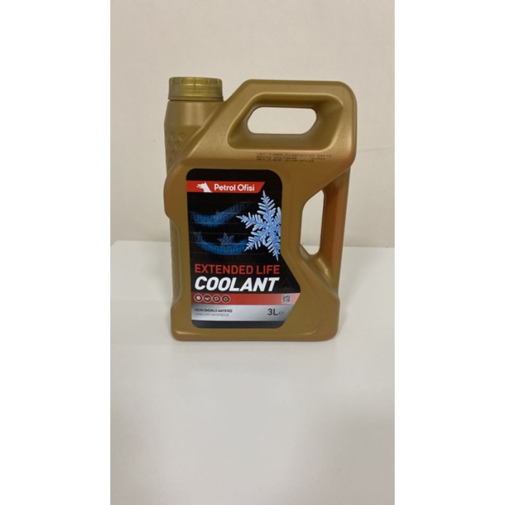 Petrol Ofisi Organik Kırmızı Antifriz Coolant 3 LT(2023 Ürt) Antifiriz Fiyatı