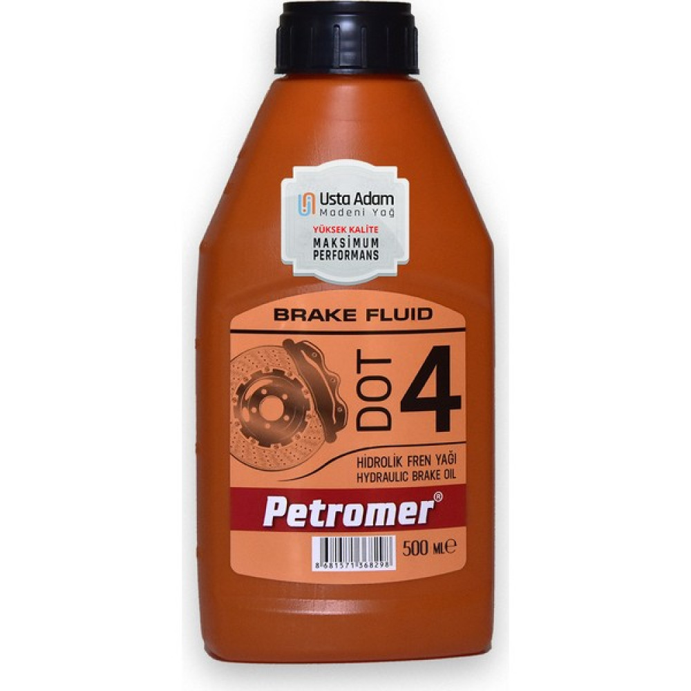 Petromer Dot-4 Hidrolik Fren Yağı 500 ml Oto Boyaları Fiyatı