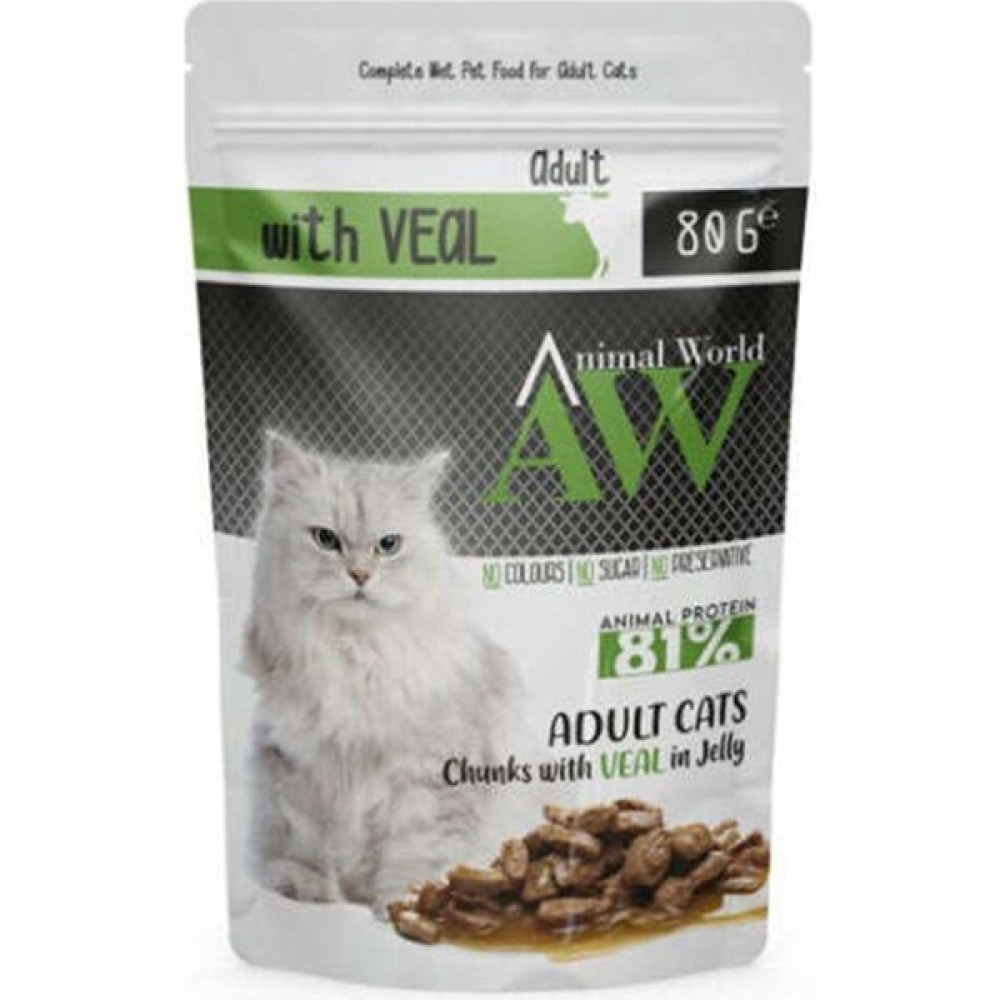 Pets Animal World Hassas Sindirim Sos Içinde Parça Sığır Etli Yetişkin Kedi Pouch Mama 80 gr 6 Adet Evcil Hayvan Ürünleri Fiyatı