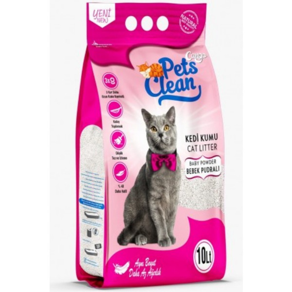 Pets Clean Pudra Kokulu Kedi Kumu - Pudralı Evcil Hayvan Ürünleri Fiyatı