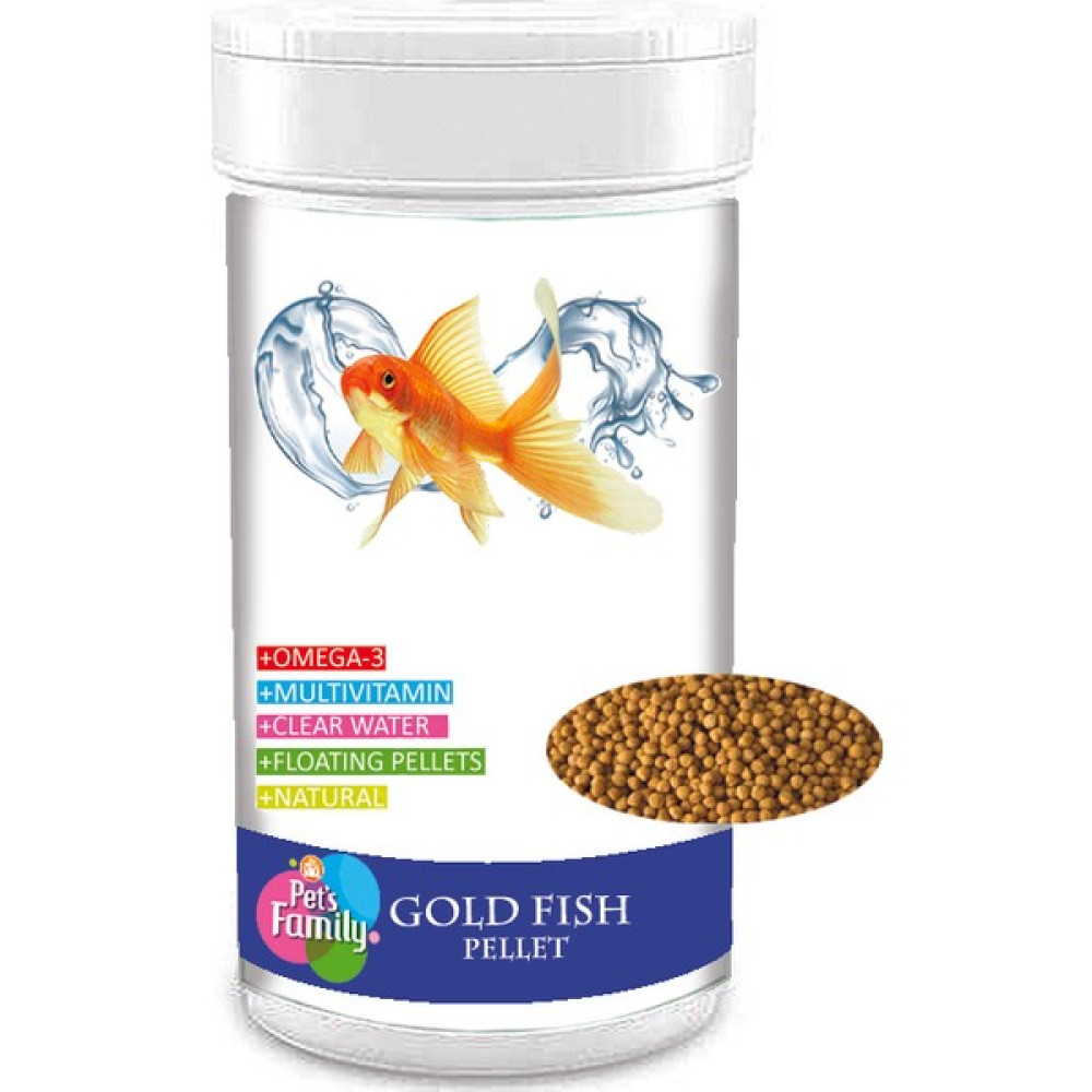 Pets Family Gold Fish Pellet 100ML/45G Evcil Hayvan Ürünleri Fiyatı