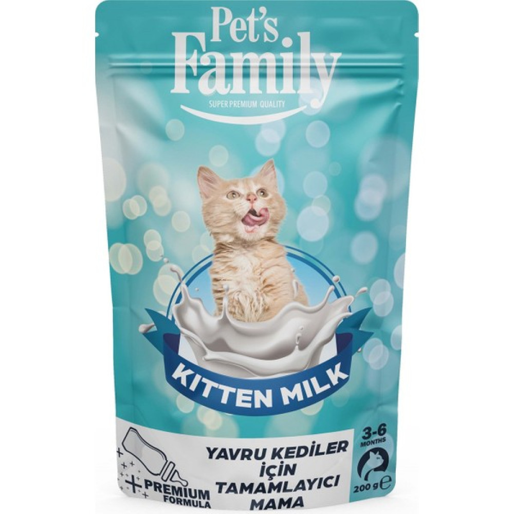 Pets Family Kedi Süt Tozu 200 Gr Evcil Hayvan Ürünleri Fiyatı