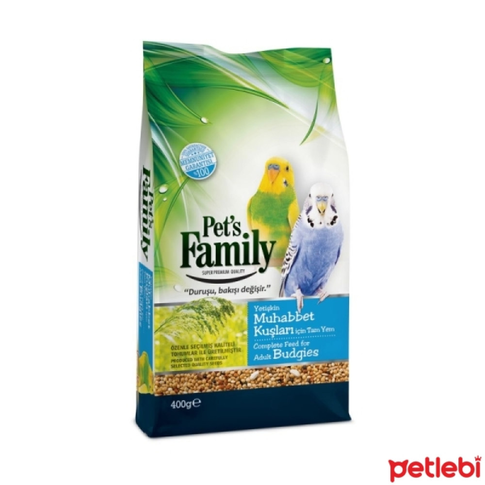 Pet's Family Muhabbet Kuşu Yemi 400gr Evcil Hayvan Ürünleri Fiyatı