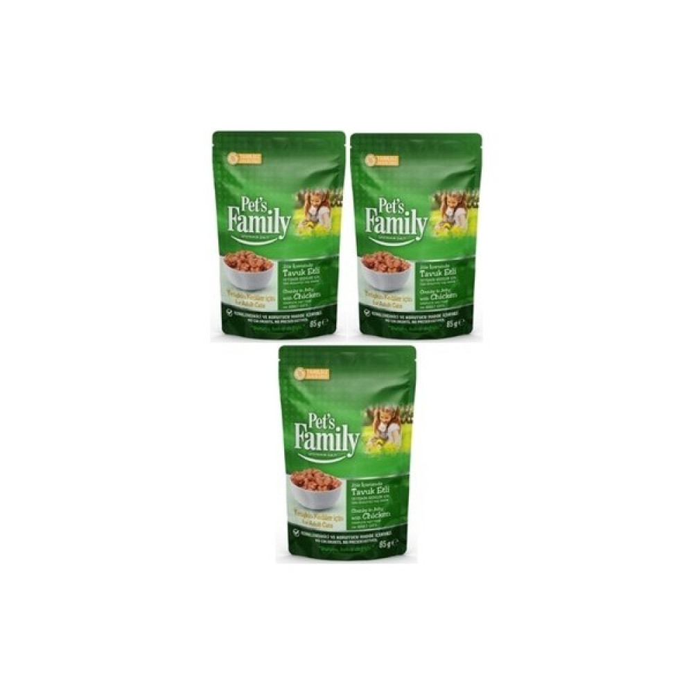 Petsfamilyyetişkin Tavuk Kedi Maması - 85 GR Evcil Hayvan Ürünleri Fiyatı