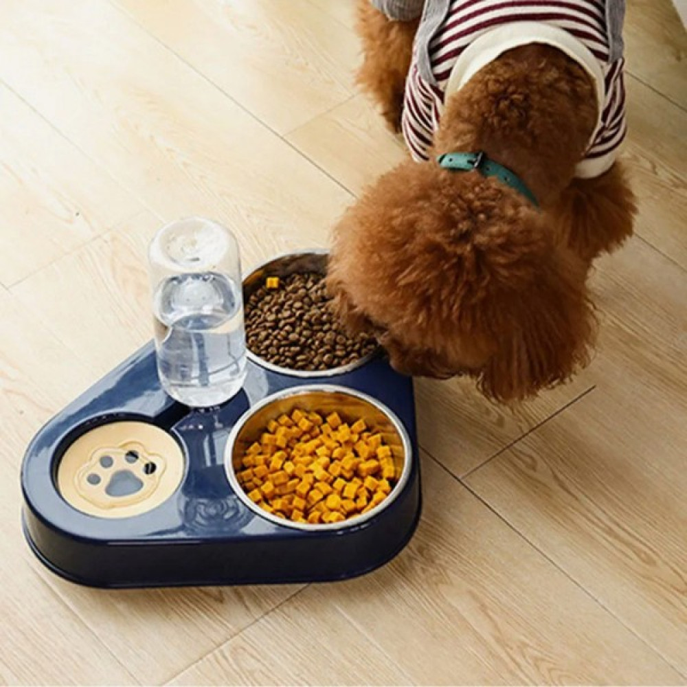 Petsi Norm Kedi Köpek Mama ve Su Kabı 1000 ml - Lacivert Evcil Hayvan Ürünleri Fiyatı