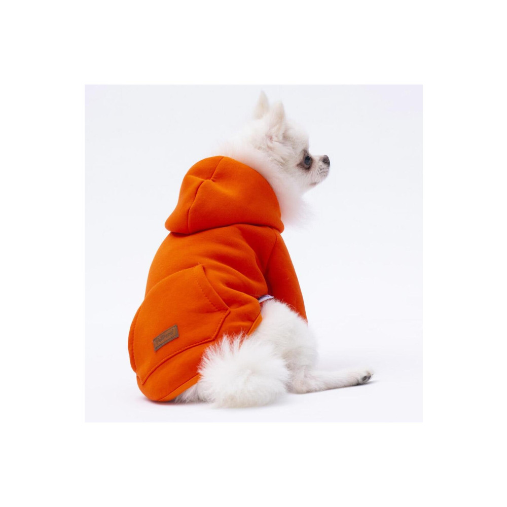 Pettrend Turuncu Kanguru Cepli Kedi-köpek Hoodie- Sweatshirt Kedi Köpek Kıyafeti L Beden Evcil Hayvan Ürünleri Fiyatı