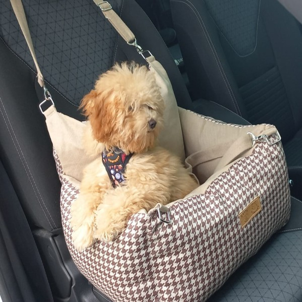 Petty Comfort 3 Fonksiyonlu Köpek Koltuk Köpek Yatağı Taşıma Çantası Köpek Araba Koltuğu - M - Bej Oto Seyahat Ürünleri Fiyatı