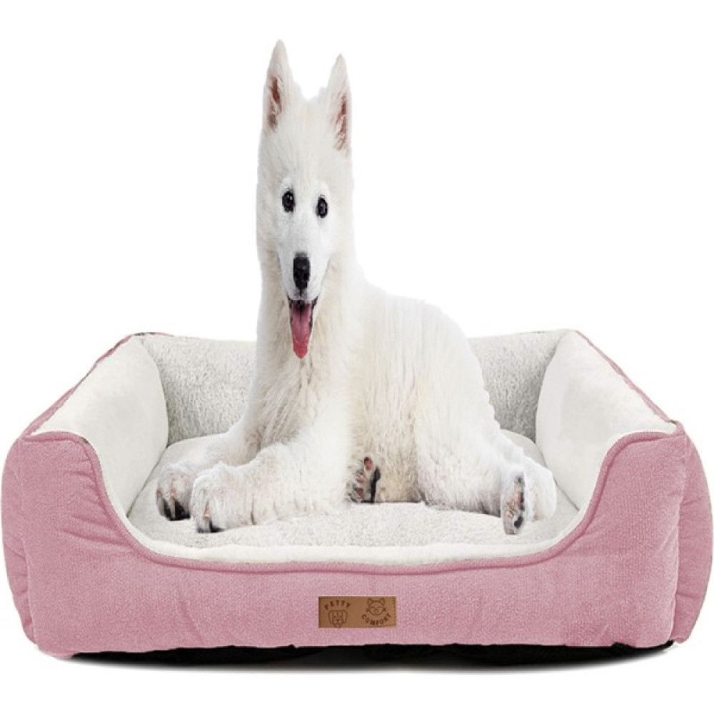 Petty Comfort Pofuduk Peluş Köpek Yatağı-Kedi-Küçük Irk-Orta Irk-Büyük Irk-Yıkanabilir - S - Pembe Evcil Hayvan Ürünleri Fiyatı