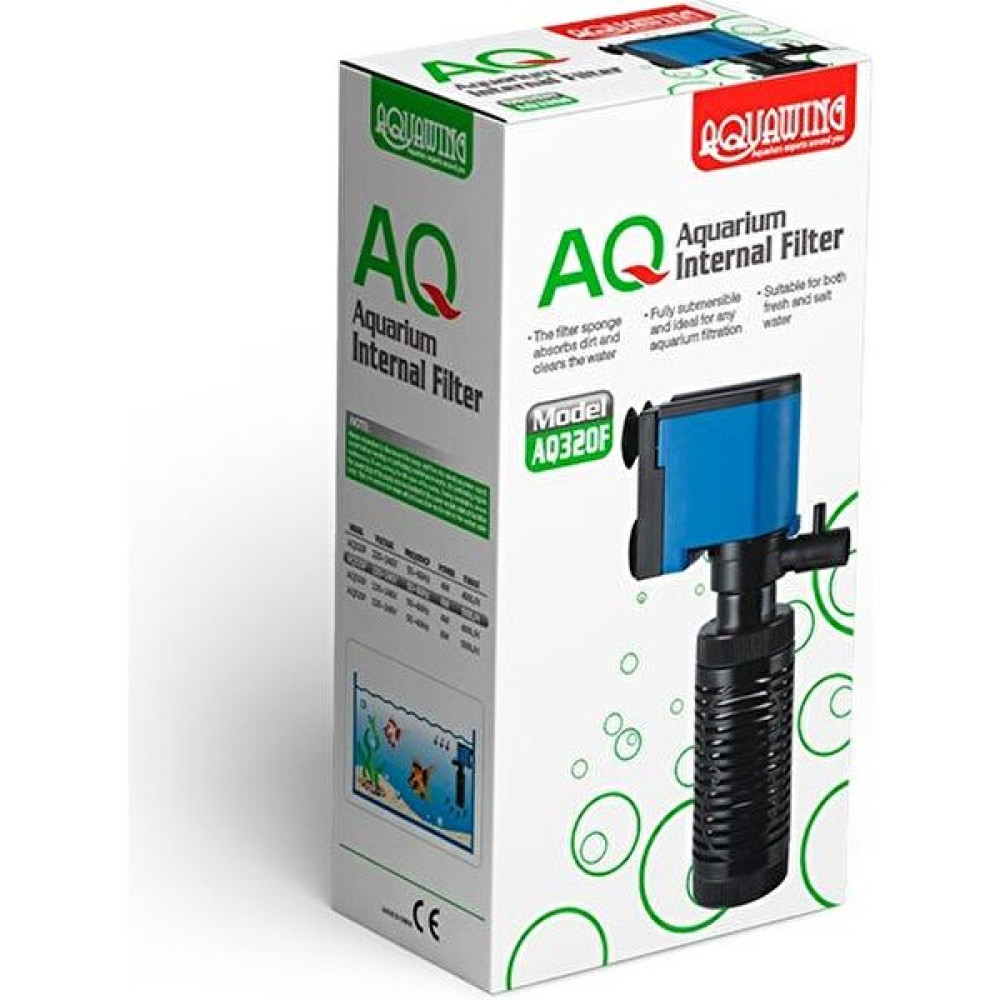 petzanya AQ320F-AQUAWING Iç Filtre 6W 500L/H - standart Evcil Hayvan Ürünleri Fiyatı