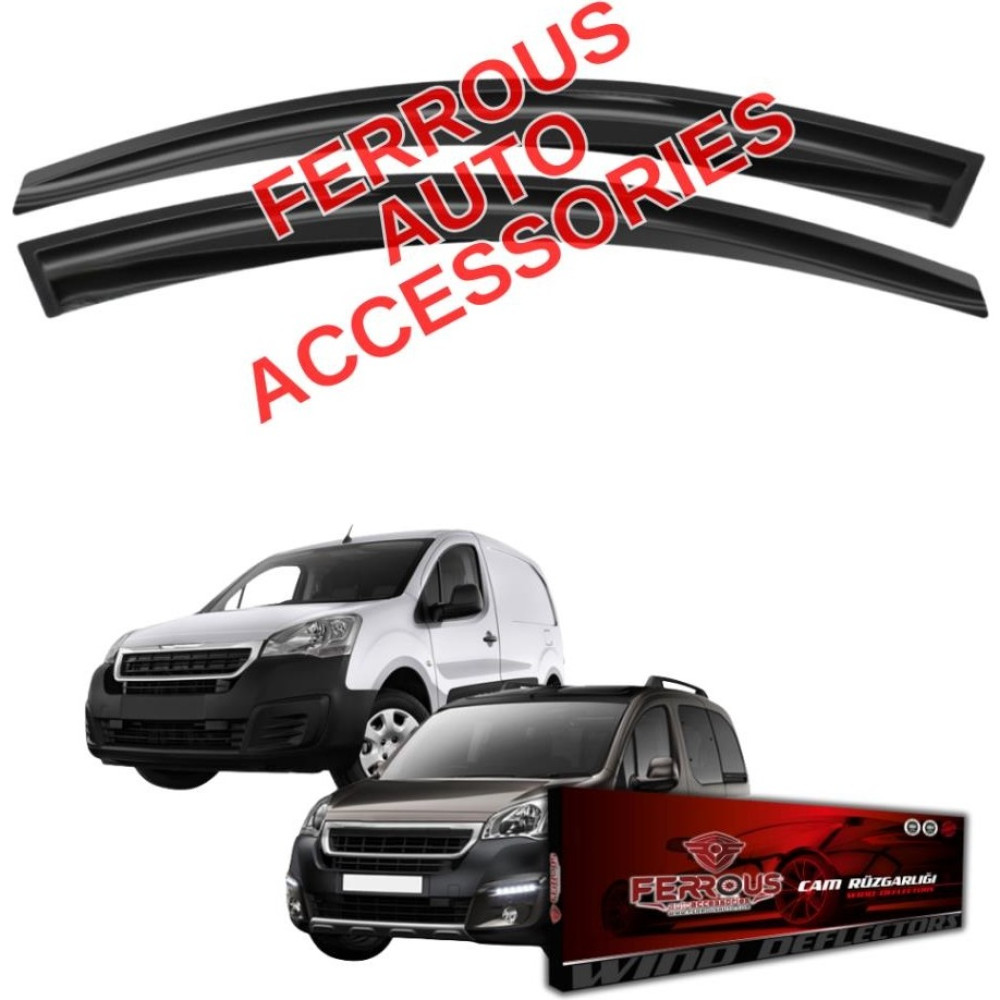 Peugeot Partner Tepee Ferrous Cam Rüzgarlığı 2li 2009 2018 Oto Rüzgarlıkları Fiyatı