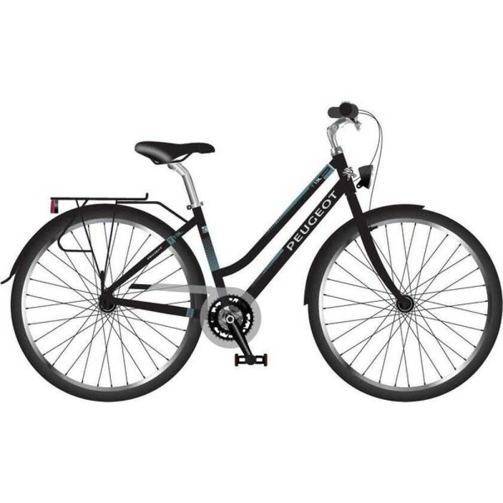 Peugeot T19-L Trekking 28 Jant 43cm 21 Vites V-Fren Tourney Siyah/Petrol Şehir Bisikleti Şehir & Gezi Bisikletleri Fiyatı