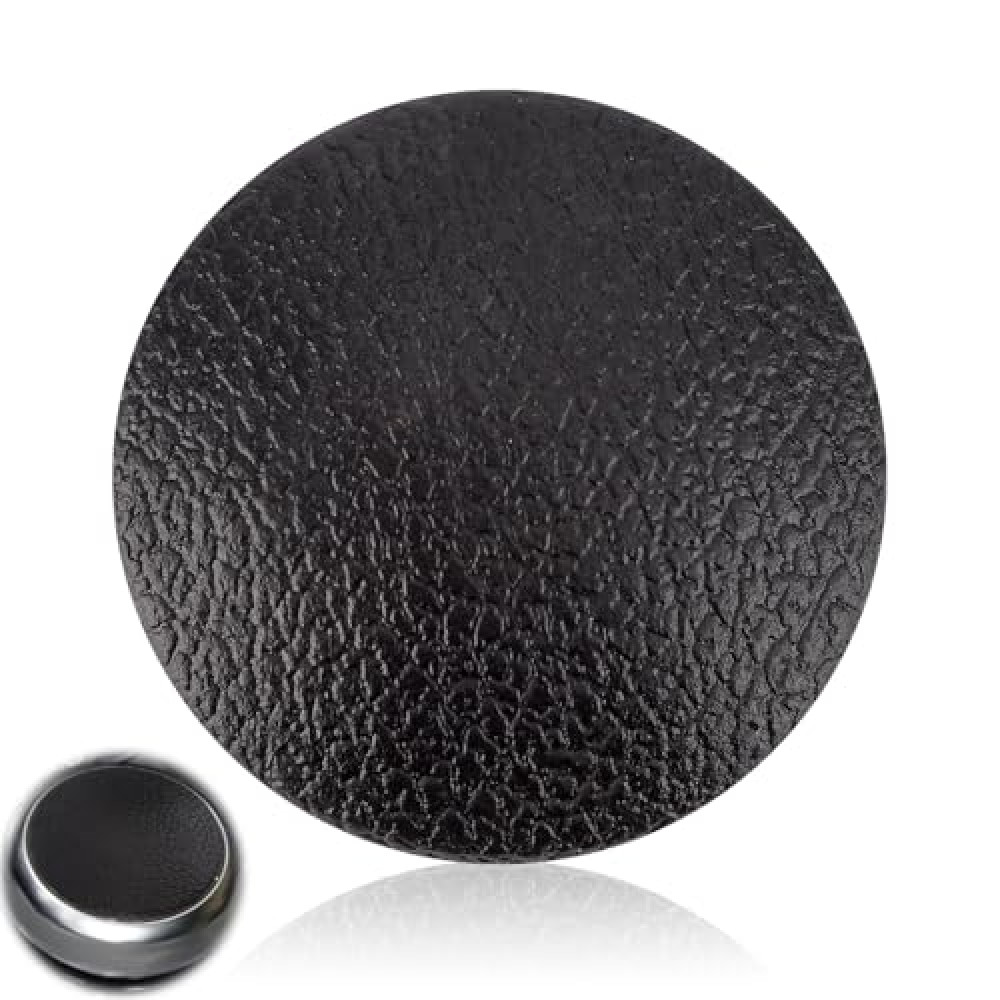 PEUTIER Shift Shifter Knob Cap, 1.65in Black Rubber Shifter Lever Knob Cover Car Accessory Compatible with 2011-2020 Dodge Caravan Town and Country