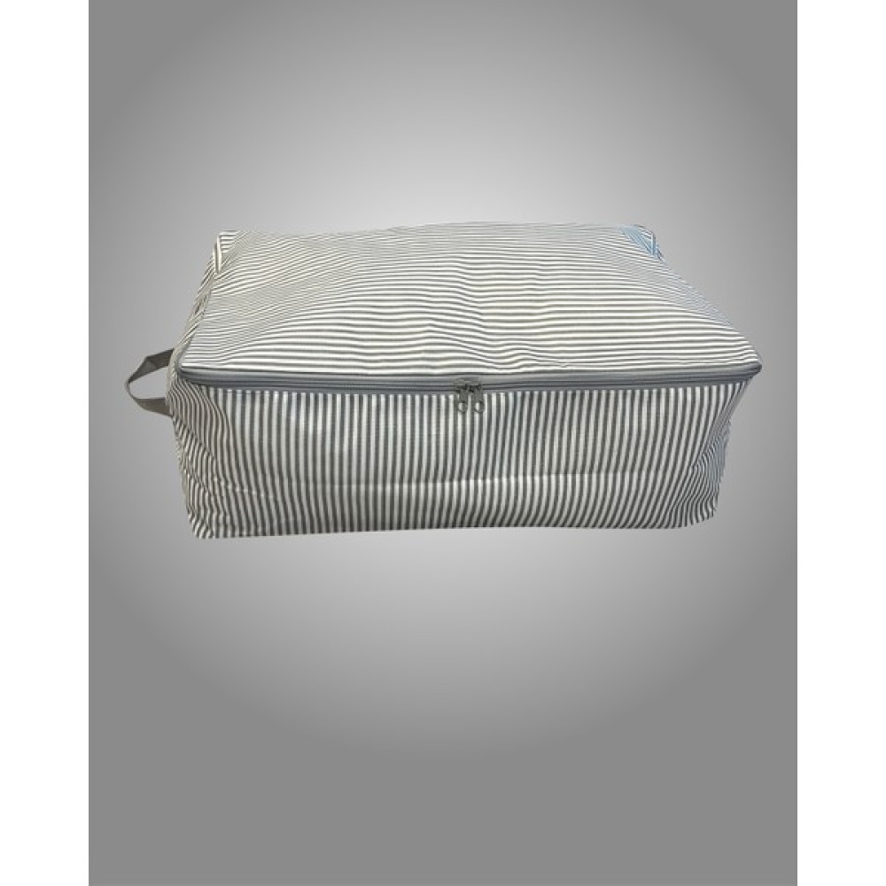 Pevabag Baza Altı Saklama Hurç Seti (5 Adet) 30*50*20 cm Gri Çizgili - 5'li - 30 x 53 Hurç Fiyatı