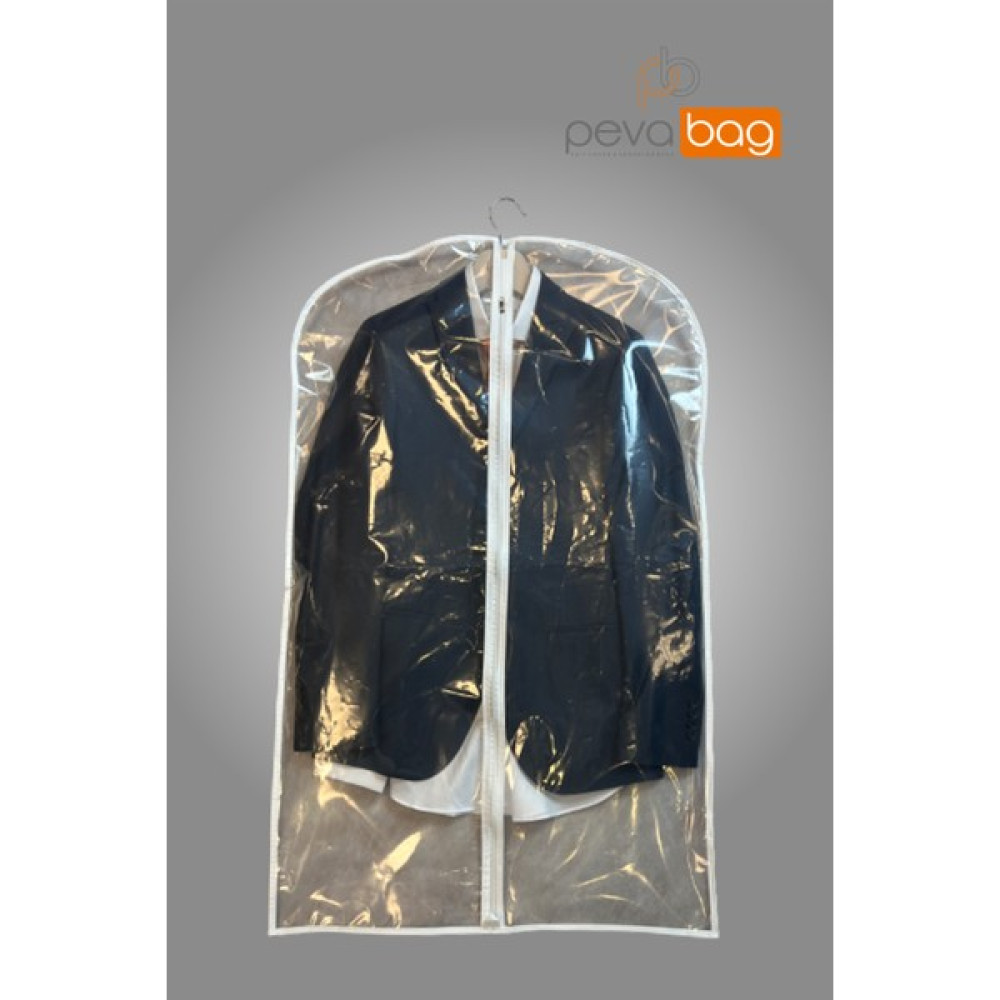 Pevabag Şeffaf Takım Elbise Kılıfı (Gamboç) 5 Adet 62 x 102 cm - Beyaz Hurç Fiyatı