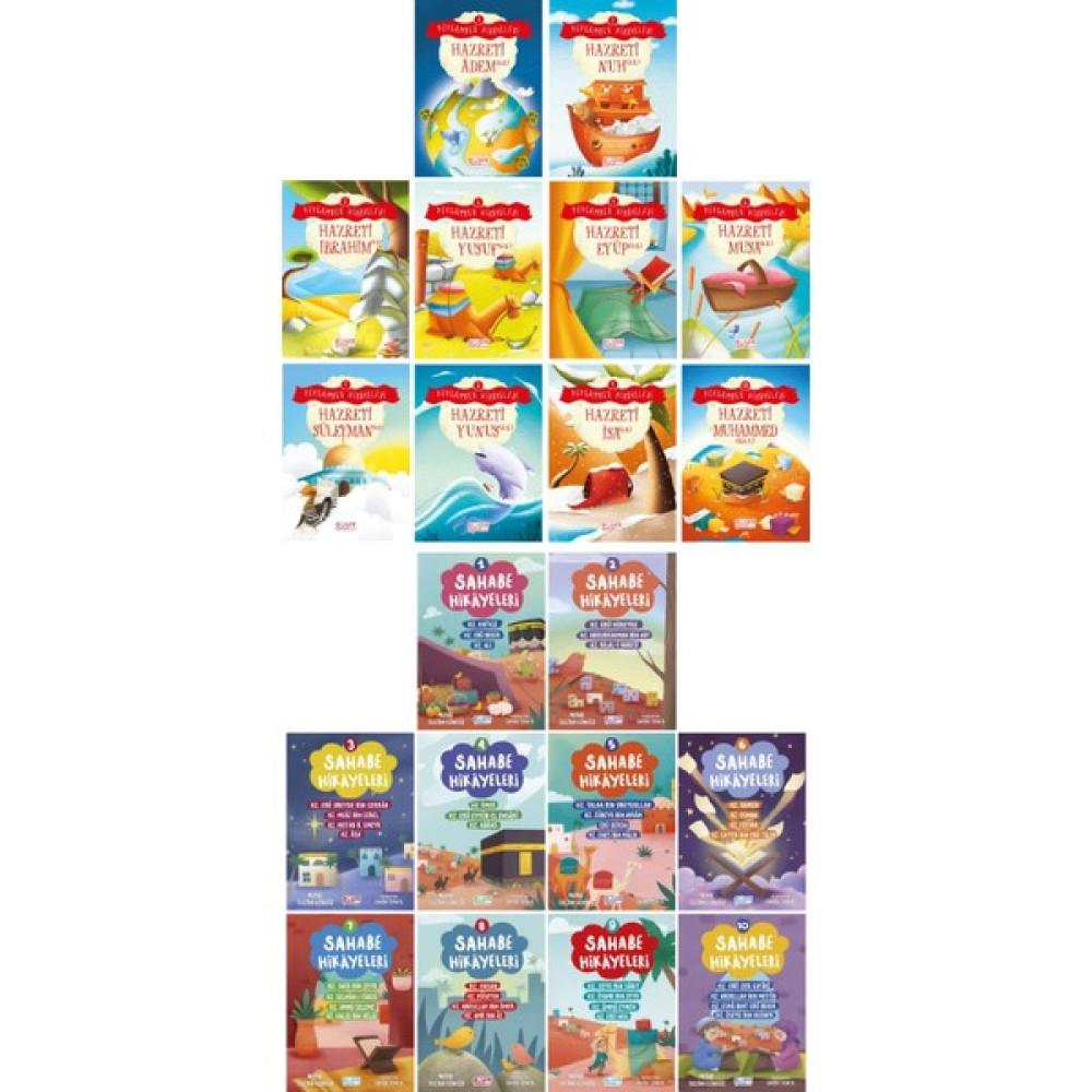 Peygamber ve Sahabe Hikayeleri 20 Kitap Set Çocuk Masal Fiyatı