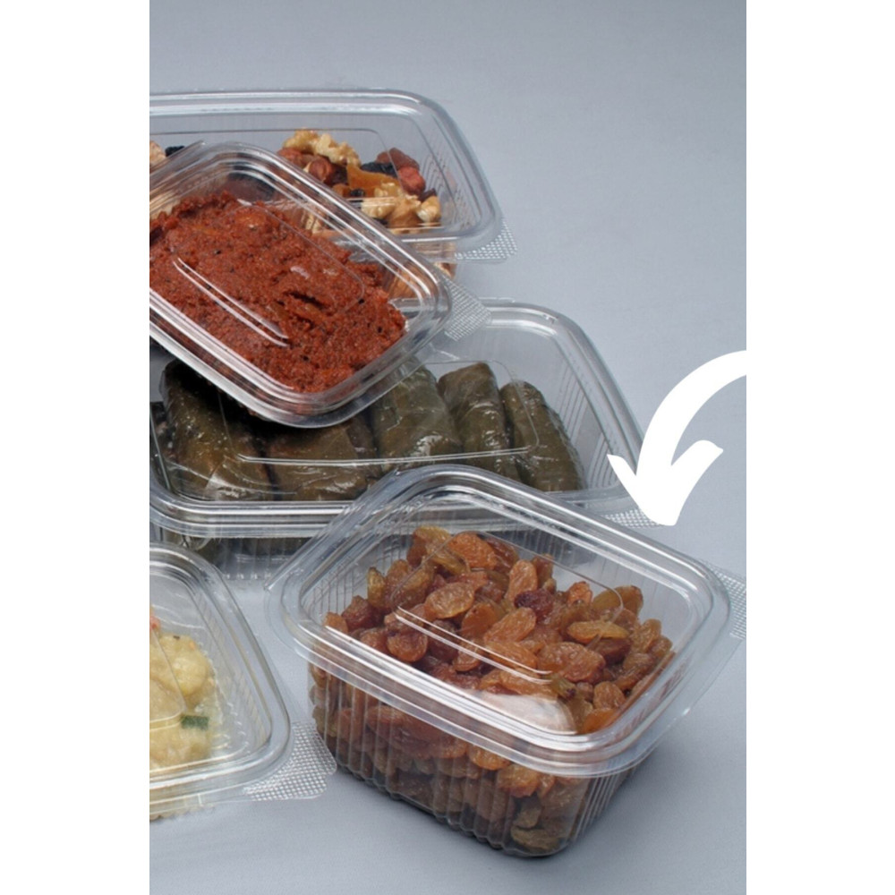 PGS Plastik Sızdırmaz Kap 500 gr Cc Kullan At Tek Kullanımlık Plastik Kapaklı Kase 100 Adet Nalburiye & Hırdavat Fiyatı