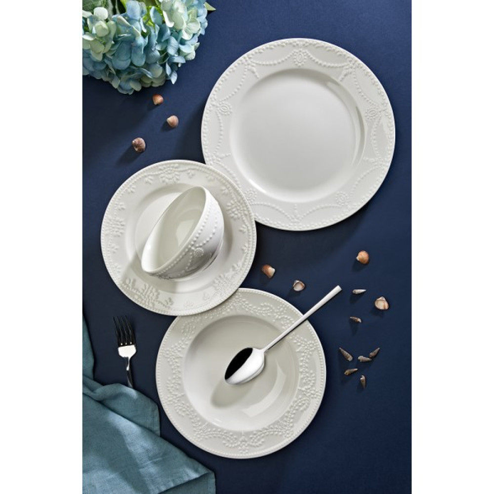 Ph Concept Classic Sade 24 Parça 6 Kişilik Porselen Yemek Takımı Yemek Takımı Fiyatı