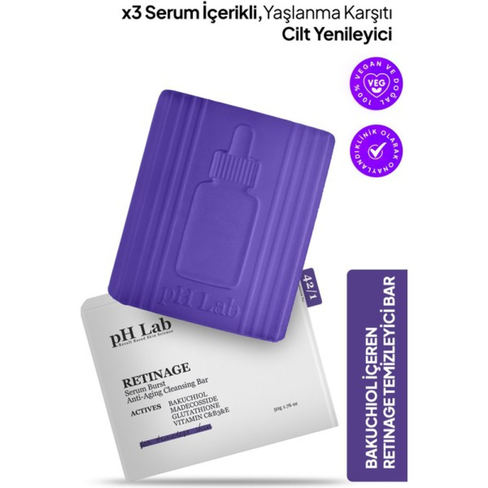Ph Lab Retinage Yüz Temizleme Barı Cilt Temizleme ve Peeling Fiyatı