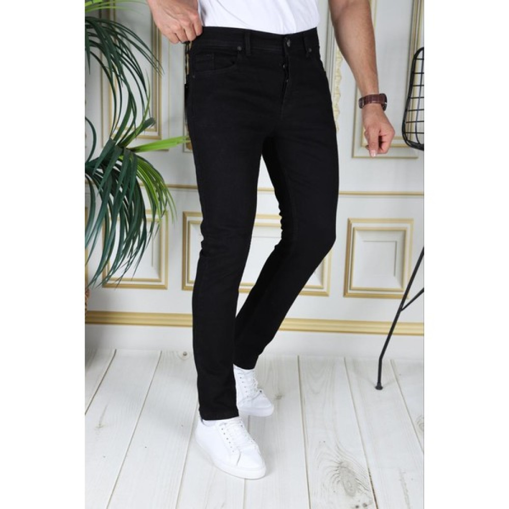 Phantom Jns By Sekman Siyah Erkek Jean Denim Kot Pantolon Likralı Slim Fit Normal Bel Şık Gece Siyahı Jean Erkek Pantolon Fiyatı