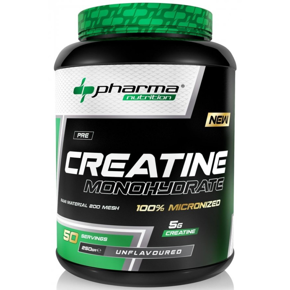 Pharma Nutrition Kreatin Monohidrat ( Creatine) 250 Gr 50 Servis Micronized Creatine Monohydrate Sporcu Besinleri Fiyatı