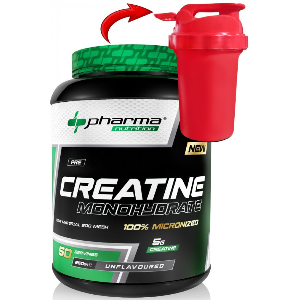 Pharma Nutrition Kreatin Monohidrat ( Creatine) 250 Gr 50 Servis Micronized Creatine Monohydrate Mikronize Sporcu Besinleri Fiyatı