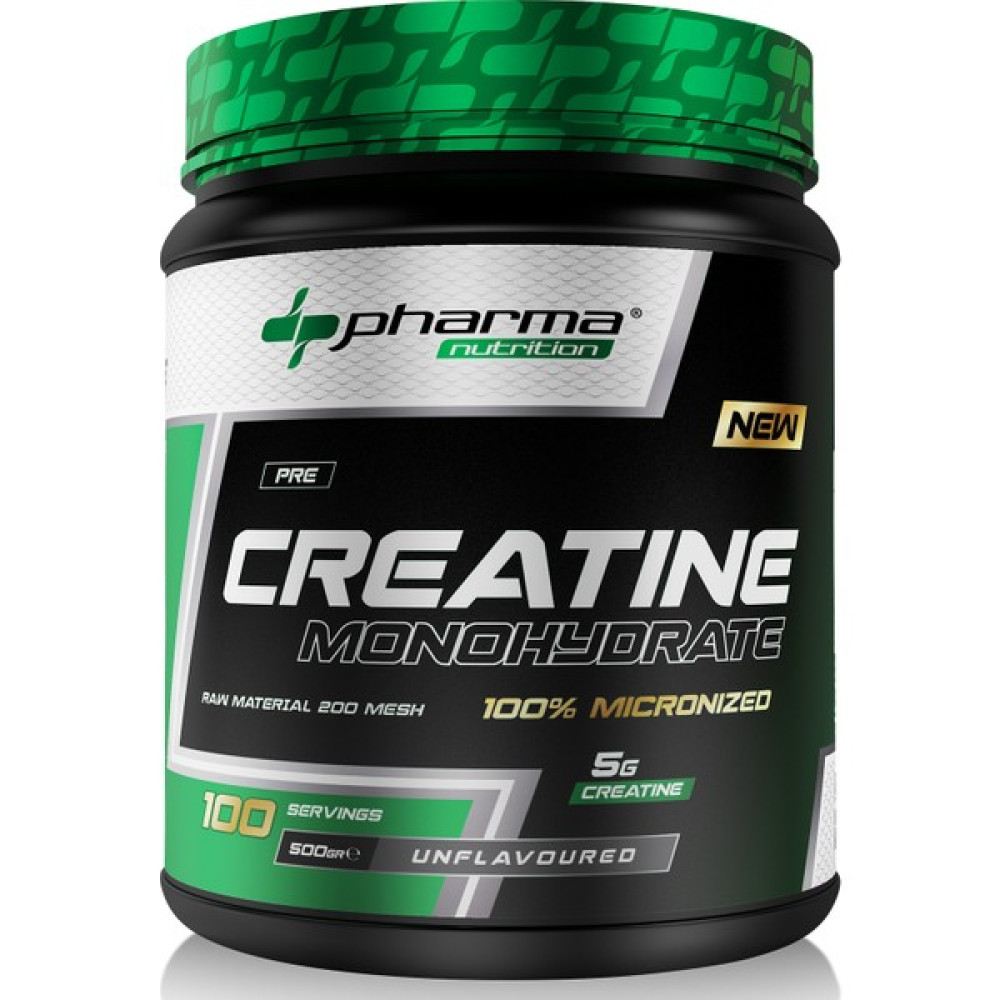 Pharma Nutrition Kreatin Monohidrat ( Creatine ) 500 gr 100 Servis Micronized Creatine Monohydrate Mikronize Sporcu Besinleri Fiyatı