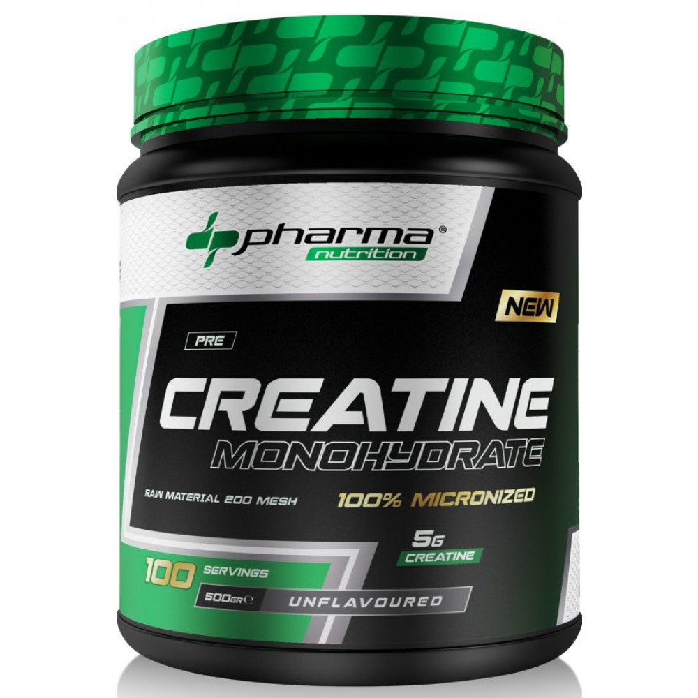 Pharma Nutrition Kreatin Monohidrat ( Creatine) 500 Gr 100 Servis Micronized Creatine Monohydrate Mikronize Sporcu Besinleri Fiyatı