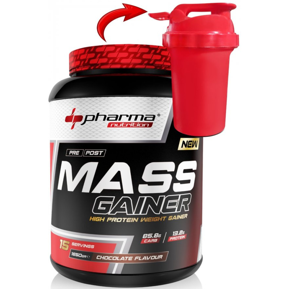 Pharma Nutrition Mass Gainer 1650 Gr Cikolata Aromali Kilo Kas Karbonhidrat Tozu 15 Servis Hacim Sporcu Besinleri Fiyatı
