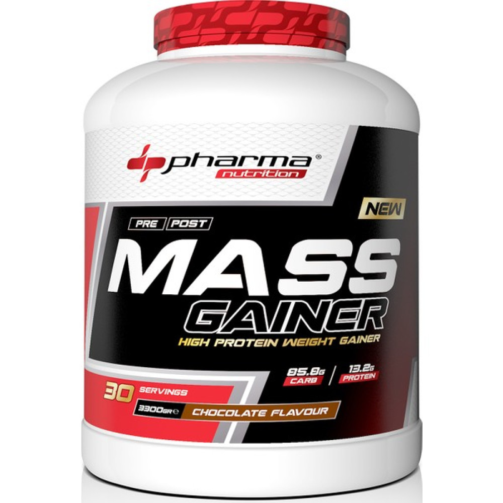 Pharma Nutrition Mass Gainer 3300 gr Çikolata Aromalı Kas Karbonhidrat Tozu Sporcu Besinleri Fiyatı
